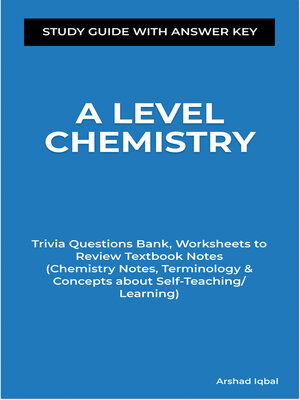 cover image of A Level Chemistry Study Guide with Answer Key